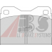 36091/2 ABS Комплект тормозных колодок, дисковый тормоз