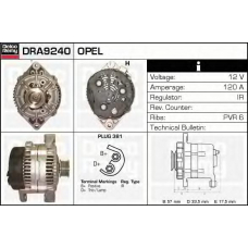 DRA9240 DELCO REMY Генератор