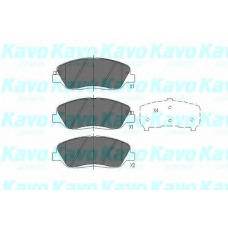 KBP-7506 KAVO PARTS Комплект тормозных колодок, дисковый тормоз