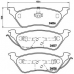 P 11 014 BREMBO Комплект тормозных колодок, дисковый тормоз