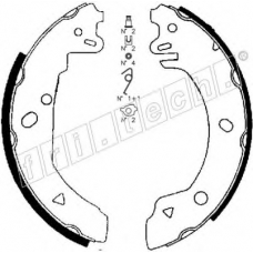 17440 fri.tech. Комплект тормозных колодок