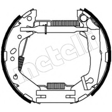 51-0211 METELLI Комплект тормозных колодок