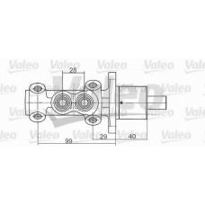 402182 VALEO Главный тормозной цилиндр