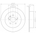 MDC1513 MINTEX Тормозной диск