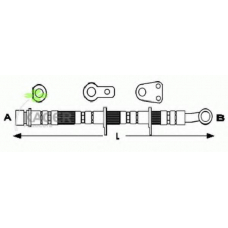 38-0356 KAGER Тормозной шланг