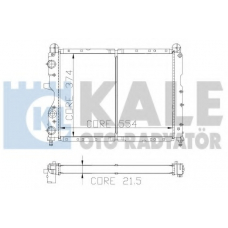 101900 KALE OTO RADYATOR Радиатор, охлаждение двигателя