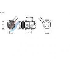 RTK037 AVA Компрессор, кондиционер