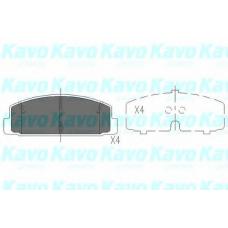 KBP-4506 KAVO PARTS Комплект тормозных колодок, дисковый тормоз