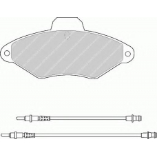 FSL874 FERODO Комплект тормозных колодок, дисковый тормоз