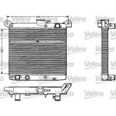 883783 VALEO Радиатор, охлаждение двигателя