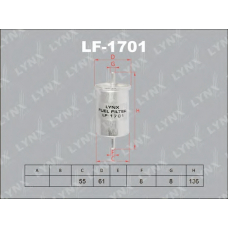 LF-1701 LYNX Фильтр топливный