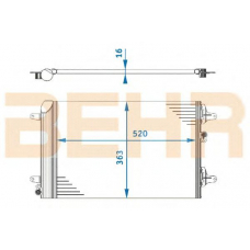 7401667 BEHR Condenser