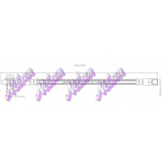 H6234Q Brovex-Nelson Тормозной шланг