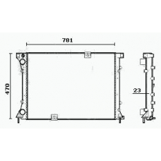 RM0384 EQUAL QUALITY Радиатор, охлаждение двигателя