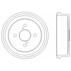 62926 PAGID Тормозной барабан