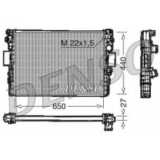 DRM12003 DENSO Радиатор, охлаждение двигателя