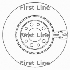 FBD1568 FIRST LINE Тормозной диск