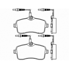 MDK0206 MINTEX Комплект тормозов, дисковый тормозной механизм