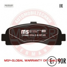 13046059562N-SET-MS MASTER-SPORT Комплект тормозных колодок, дисковый тормоз