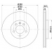 MDC978 MINTEX Тормозной диск