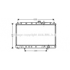 MT2237 AVA Радиатор, охлаждение двигателя