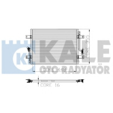 153000 KALE OTO RADYATOR Конденсатор, кондиционер