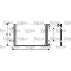 818029 VALEO Конденсатор, кондиционер