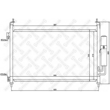 10-45564-SX STELLOX Конденсатор, кондиционер