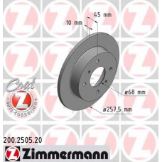 200.2505.20 ZIMMERMANN Тормозной диск