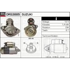 DRS3885 DELCO REMY Стартер