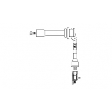 6A66E52 BREMI Провод зажигания