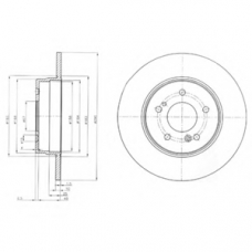 BG3601 DELPHI Тормозной диск