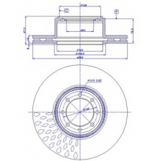 142.1460 CAR Тормозной диск