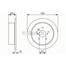 0 986 479 614 BOSCH Тормозной диск