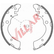 629.0803 VILLAR Комплект тормозных колодок
