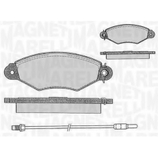 363916060513 MAGNETI MARELLI Комплект тормозных колодок, дисковый тормоз