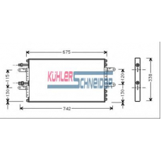 0925001 KUHLER SCHNEIDER Конденсатор, кондиционер