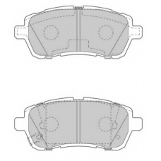 FD7563A NECTO Комплект тормозных колодок, дисковый тормоз