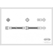 19032297 CORTECO Тормозной шланг