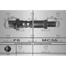 80308 Malo Тормозной шланг