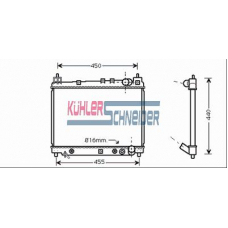 3200311 KUHLER SCHNEIDER Радиатор, охлаждение двигател