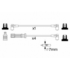 0 986 357 244 BOSCH Комплект проводов зажигания