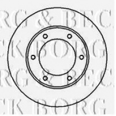 BBD5048 BORG & BECK Тормозной диск