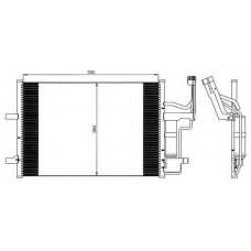 35508 NRF Конденсатор, кондиционер