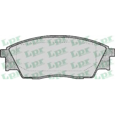 05P049 LPR Комплект тормозных колодок, дисковый тормоз