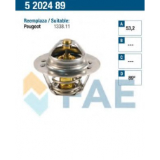 5202489 FAE Термостат, охлаждающая жидкость