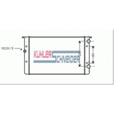 1313001 KUHLER SCHNEIDER Радиатор, охлаждение двигател