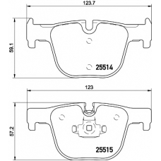 T2165 PAGID Комплект тормозных колодок, дисковый тормоз