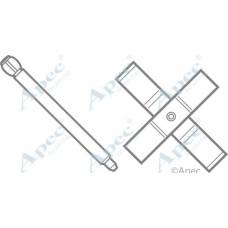 KIT310 APEC Комплектующие, тормозные колодки