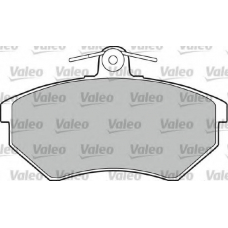 598512 VALEO Комплект тормозных колодок, дисковый тормоз